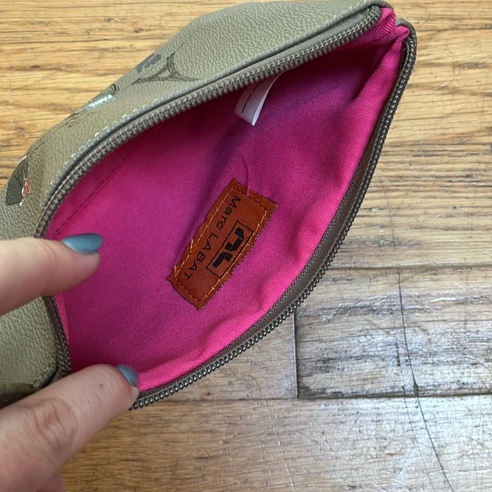 Marc Labat Paolo Mariotti “Paris” Scene Cosmetic Bag with Pink Interior